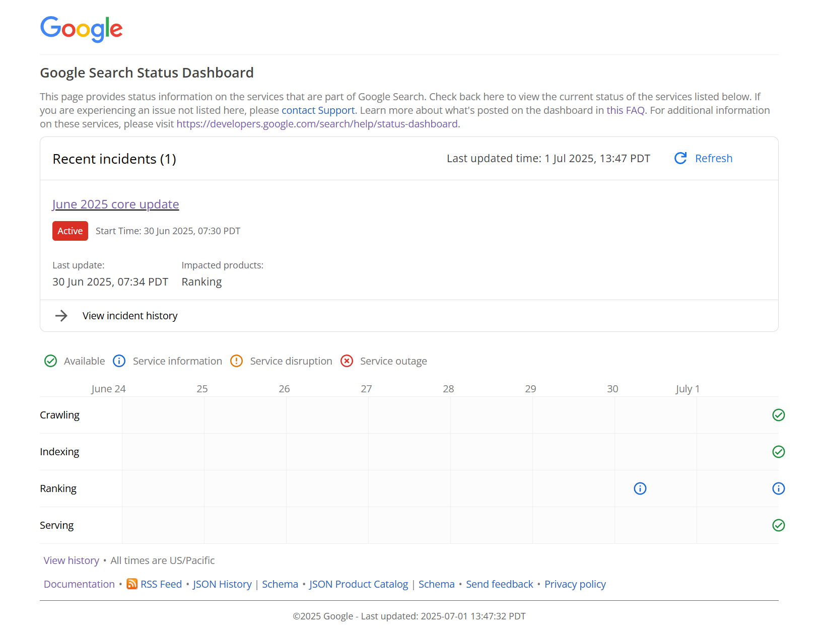 June 2025 Core Update: Google Confirms Rollout