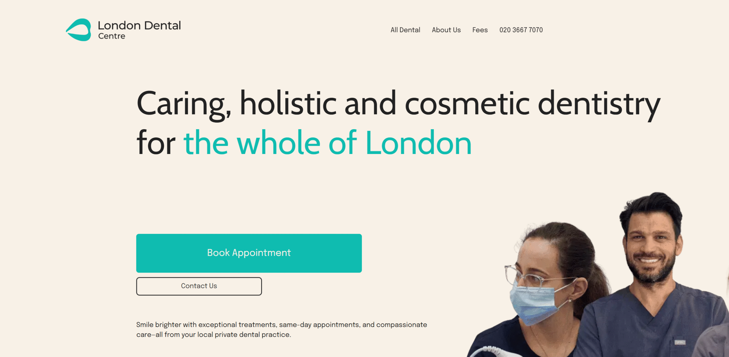 Free SEO Audit for “London Dentist”