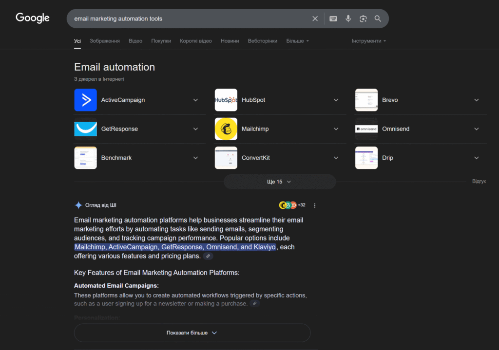 email marketing automation tools